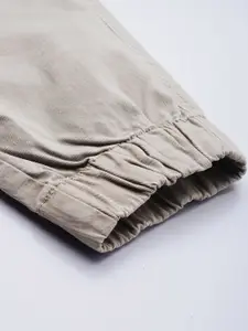 Roadster Men Grey Regular Fit Solid Joggers