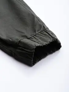 Roadster Men Grey Regular Fit Solid Joggers