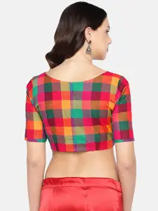 Studio Shringaar Multi-Coloured Woven Design Blouse