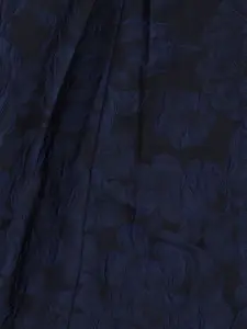 Allen Solly Junior Girls Navy Blue Printed A-Line Dress