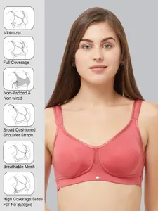 Soie Full Coverage Minimiser Non Padded Non-Wired Bra