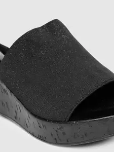 Catwalk Women Black Solid Heels