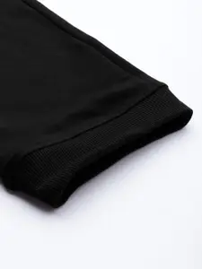 WROGN Men Black Solid Slim Fit Joggers