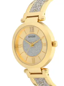 GUESS Women Champagne Analogue Watch W1288L2