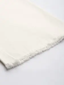 Roadster Women White Flared High-Rise Clean Look Stretchable Jeans