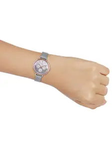 Timex Women Silver-Toned Multifunction Analogue Watch - TWEL14504