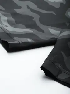 Reebok Men Black Workout Ready Graphic Shorts