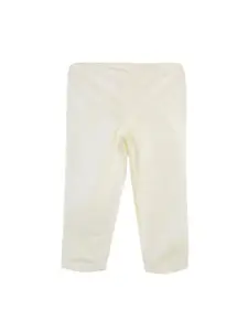 Sethukrishna Boys Gold-Coloured & Cream-Coloured Solid Kurta with Pyjamas