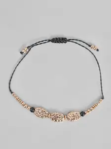 Accessorize London Women Hammered Friendship Bracelet