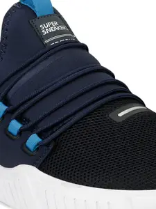 Campus Men Navy Blue Kent Mesh Running Shoes