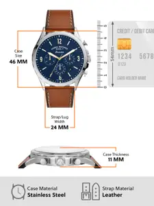 Fossil Men Blue Analogue Watch FS5607
