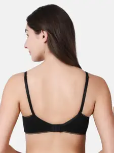 Enamor Padded Non Wired Full Coverage Lightweight Flexi Cups Cotton T-Shirt Bra