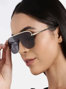 MANGO Women Shield Sunglasses 67034380