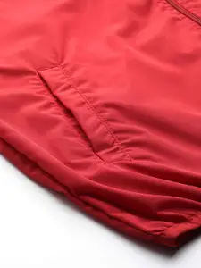 Roadster Men Red Solid Lightweight Tailored Jacket
