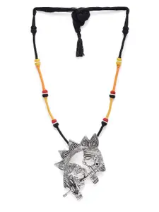 Binnis Wardrobe Silver-Toned Silver-Plated Necklace