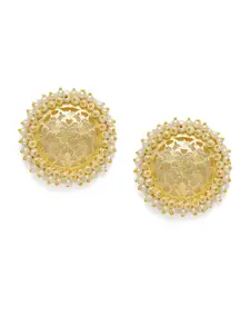 Binnis Wardrobe Gold-Toned Circular Studs