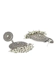 Binnis Wardrobe Silver-Plated Circular Chandbalis