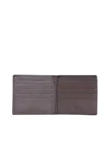 Kara Men Mauve Solid Two Fold Wallet