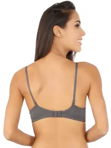 Bralux Grey Melange Push-Up Bra