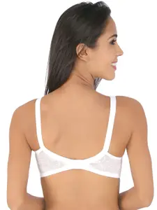 Bralux White Lace Medium-Coverage Bra