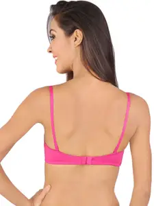 Bralux Pink Push-Up Balconette Bra