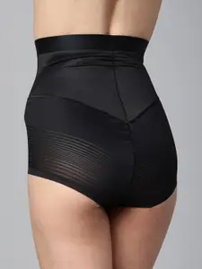 Marks & Spencer Women Black Solid Invisible Shaping Waist Cincher