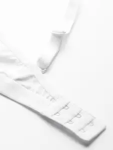 Roadster White Solid Non-Wired Non Padded Everyday Bra