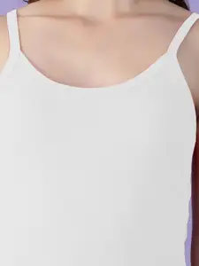 Dollar Missy Pack of 6 Combed Cotton Camisole 351-BLK-WH-SKN-PO6