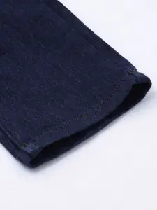 The Indian Garage Co Men Blue Slim Fit Mid-Rise Clean Look Stretchable Jeans