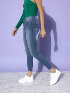 The Roadster Lifestyle Co. Women Blue Super Skinny Fit Clean Look Stretchable Jeans