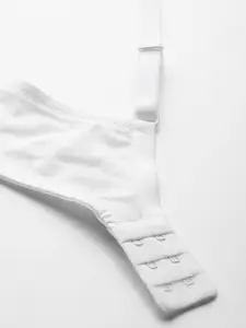 Roadster White Solid Non-Wired Non Padded Everyday Bra