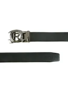 WINSOME DEAL Men Black Solid Belt