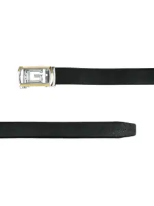 WINSOME DEAL Men Black Solid Belt