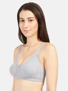 Sonari Grey Solid Non-Wired Non Padded T-shirt Bra yarisgrey