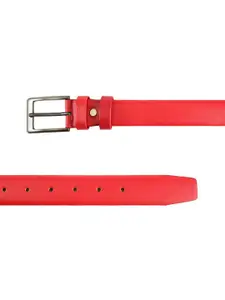 WINSOME DEAL Men Red Textured Belt