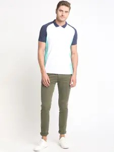 Pepe Jeans Men Green Solid Round Neck T-shirt