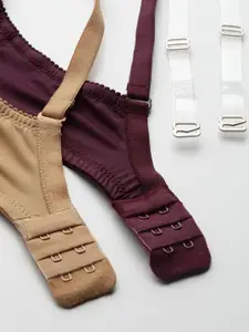 DressBerry Pack of 2 Non-Wired & Lightly Padded Everyday Bras DB-G524-006