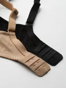 DressBerry Pack of 2 Solid Non-Wired Non Padded Everyday Bras DB-ENC-2PP-001