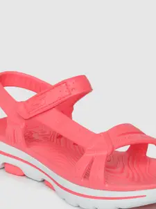 Skechers Women Pink GO WALK 5 Sports Sandals