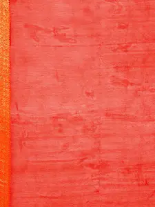 Geroo Jaipur Hand Dyed Blue & Orange Bandhani Silk  Saree