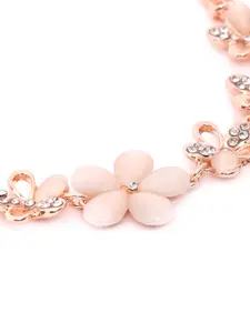 YouBella Women Set of 2 Stone-Studded Charm Bracelets