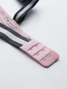 Mast & Harbour Pink Printed Underwired Lightly Padded Balconette Bra MNH-BRA-DRMS-130A