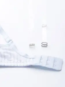 Mast & Harbour White & Blue Striped Non-Wired Lightly Padded T-shirt Bra MNH-BRA-DRMS-043A