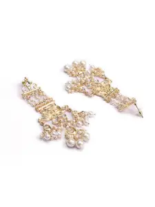 Sukkhi Gold-Plated Contemporary Chandbalis