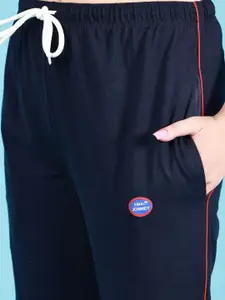 MACK JONNEY Women Navy Blue Solid Lounge Pants