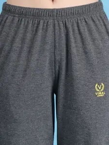 MACK JONNEY Women Grey Solid Lounge Pants