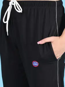 MACK JONNEY Women Black Solid Lounge Pants