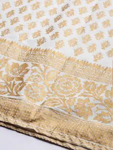 Varanga Women Maroon & Off-White Yoke Design Kurta with Skirt