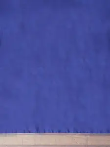 MIMOSA Green & Navy Blue Art Silk Woven Design Patola Saree