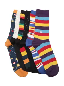 SockSoho Men Pack Of 6 Above Ankle-Length Socks With Box